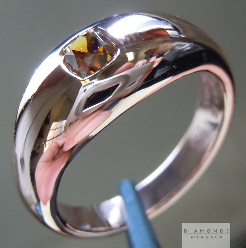 rose gold diamond ring