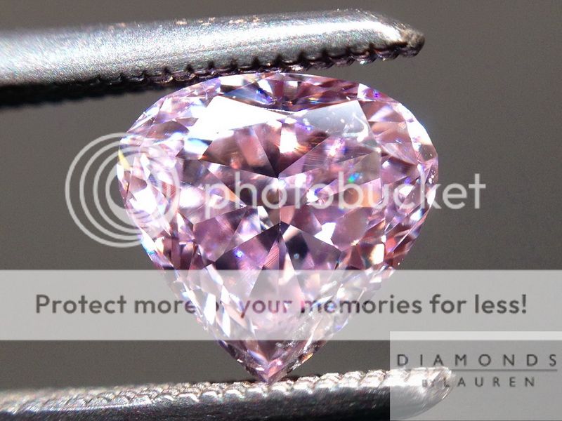 natural pinkish purple diamond