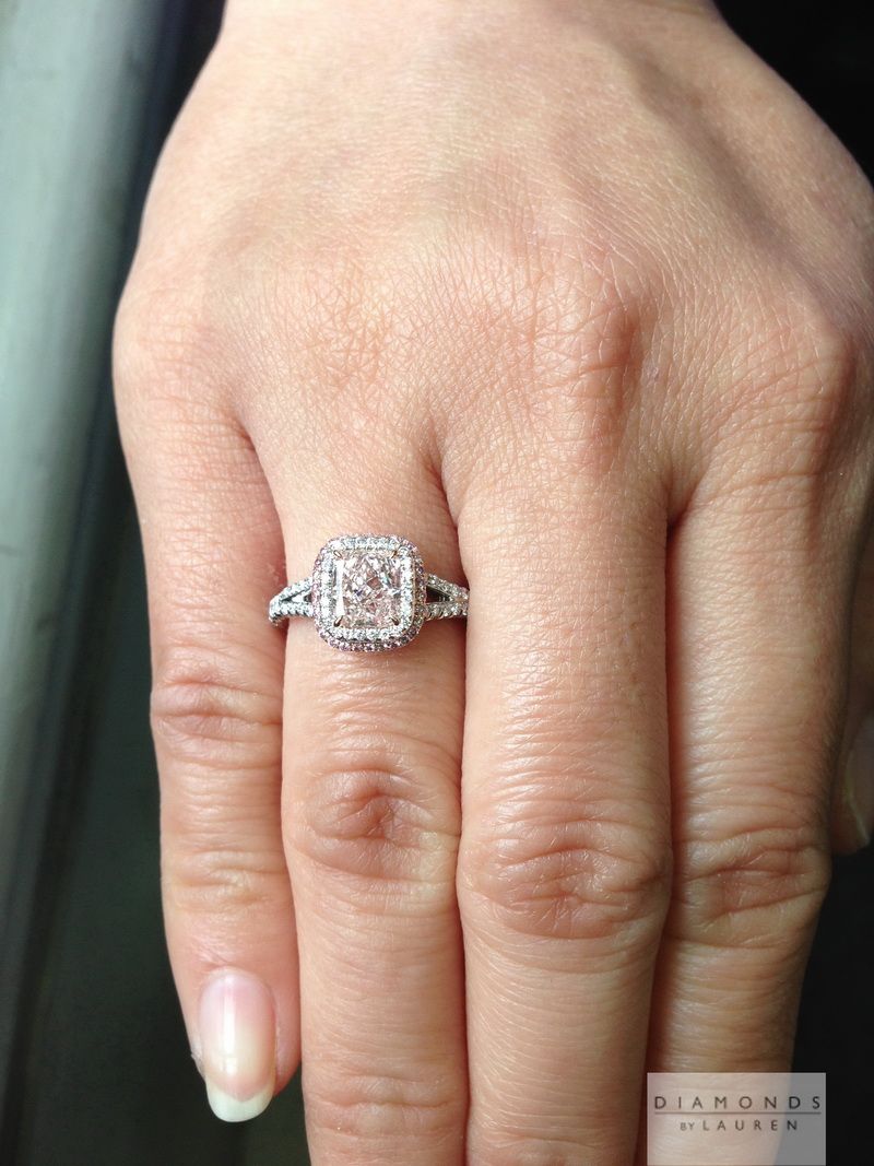 pink diamond halo