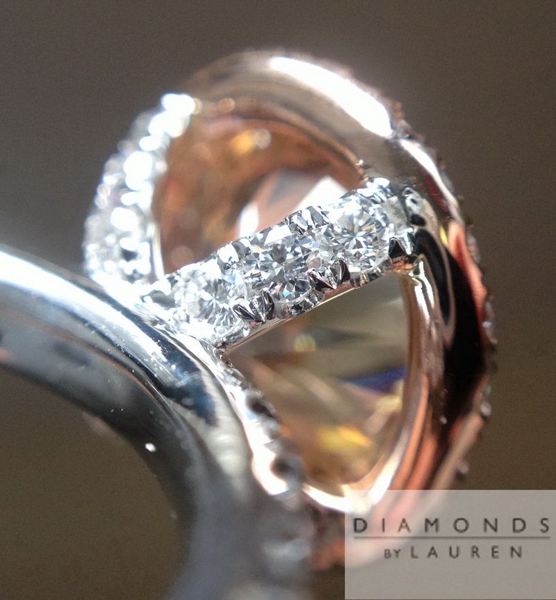 diamond halo semi mount