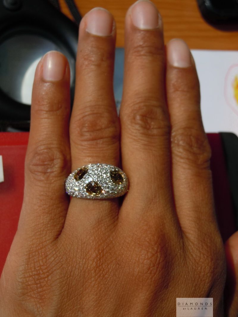 diamond pave dome ring