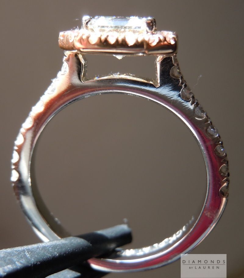 diamond halo ring
