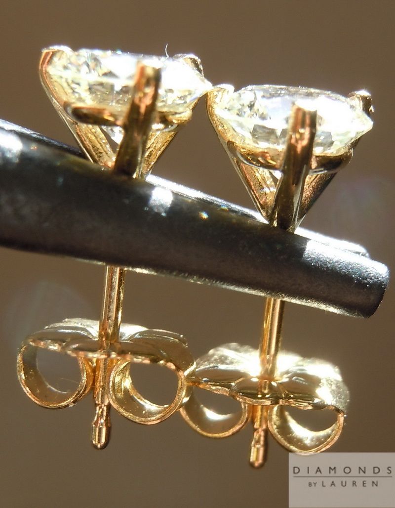 martini diamond studs