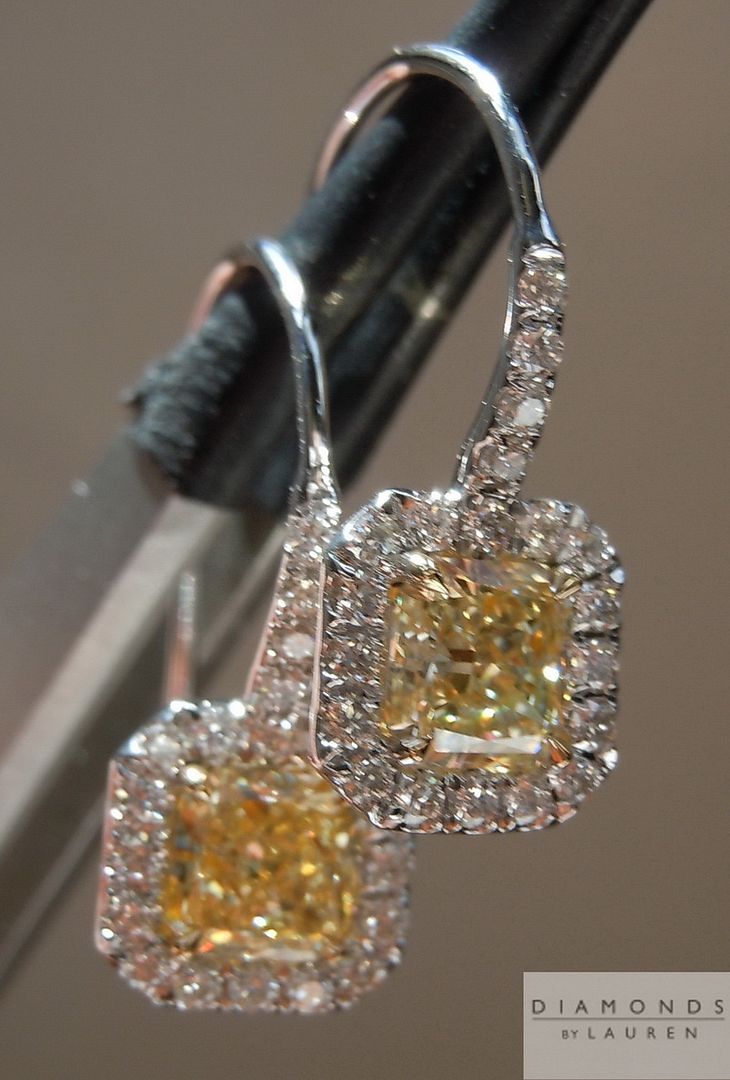 diamond dangle earrings