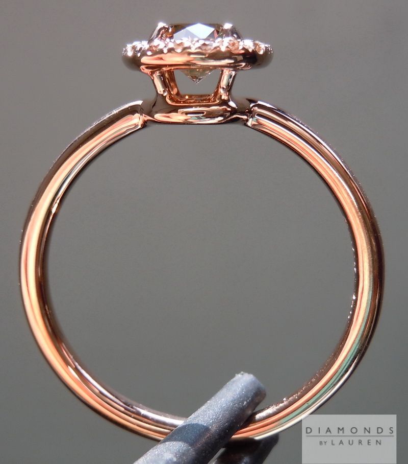 brown diamond ring
