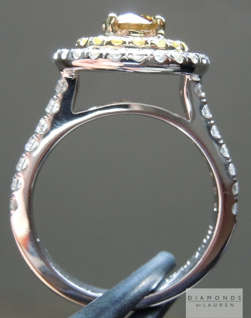 brown diamond ring