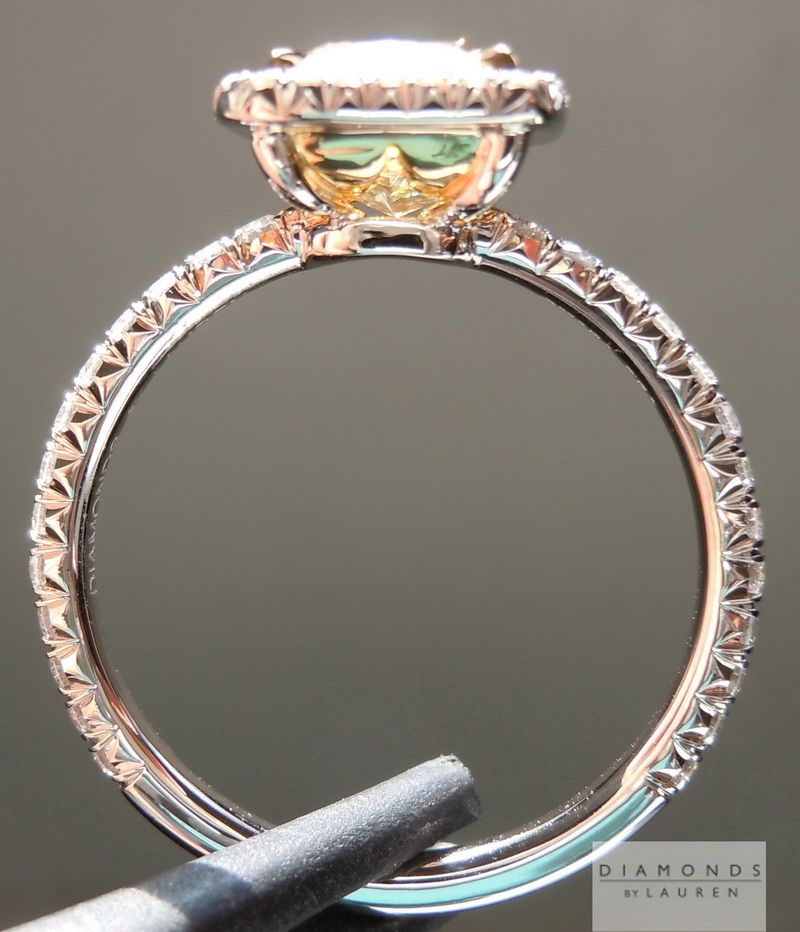 gia fancy light yellow diamond ring