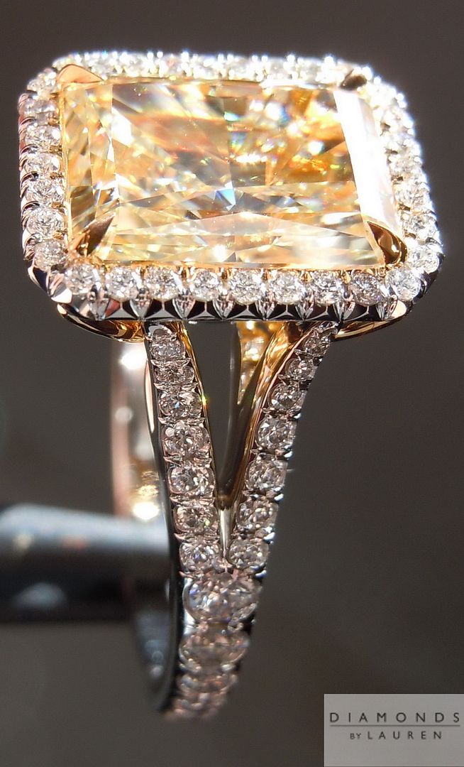 canary diamond ring