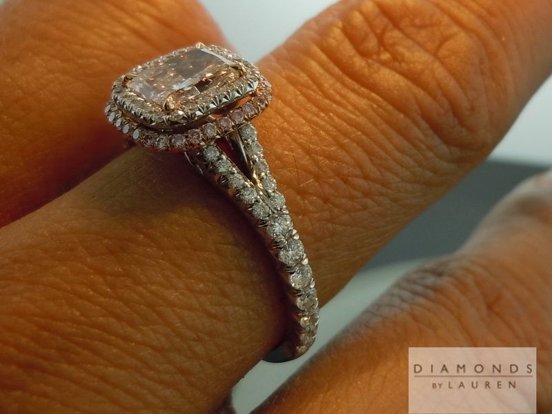 pink diamond halo