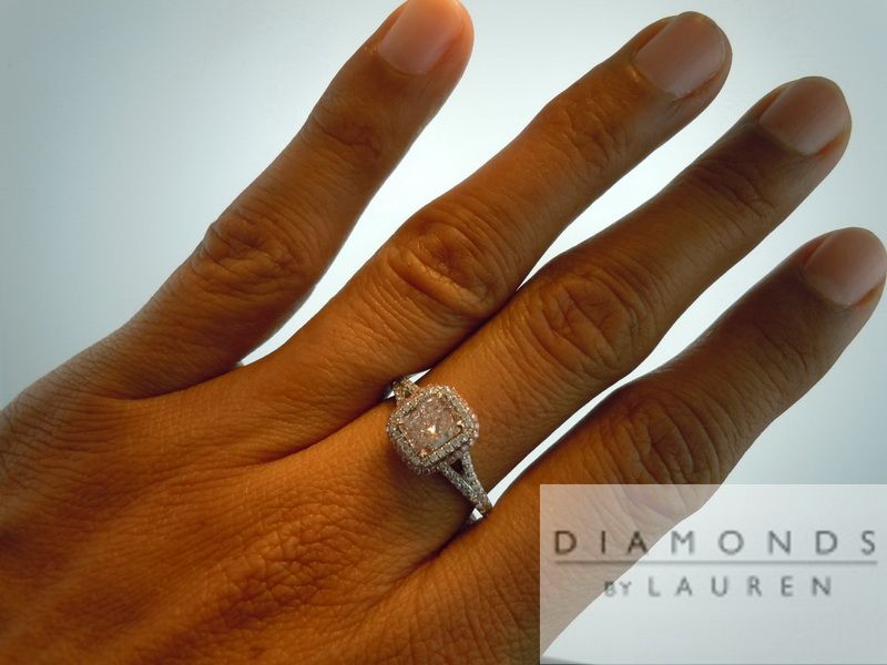 pink diamond halo