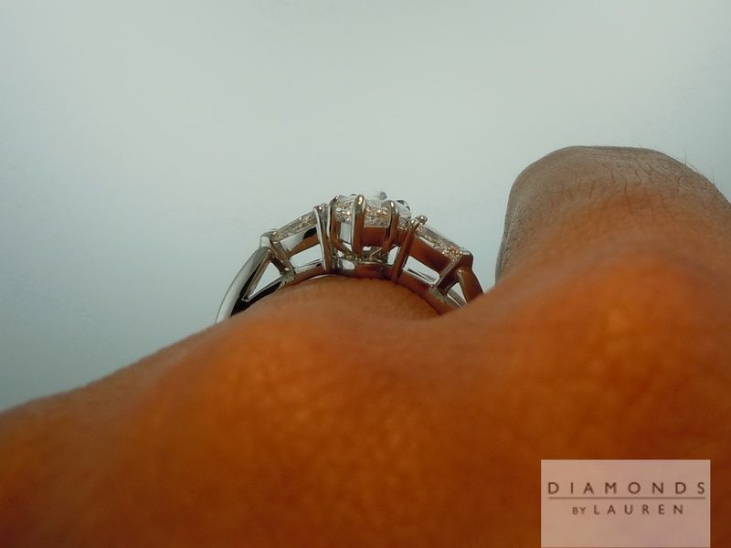hand forged diamond ring