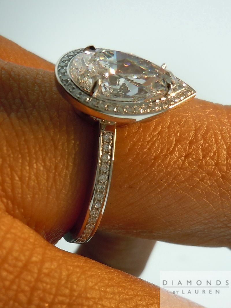 hand forged diamond ring