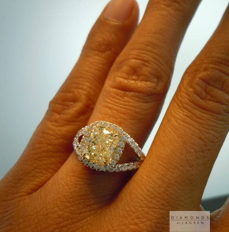 split shank diamond ring