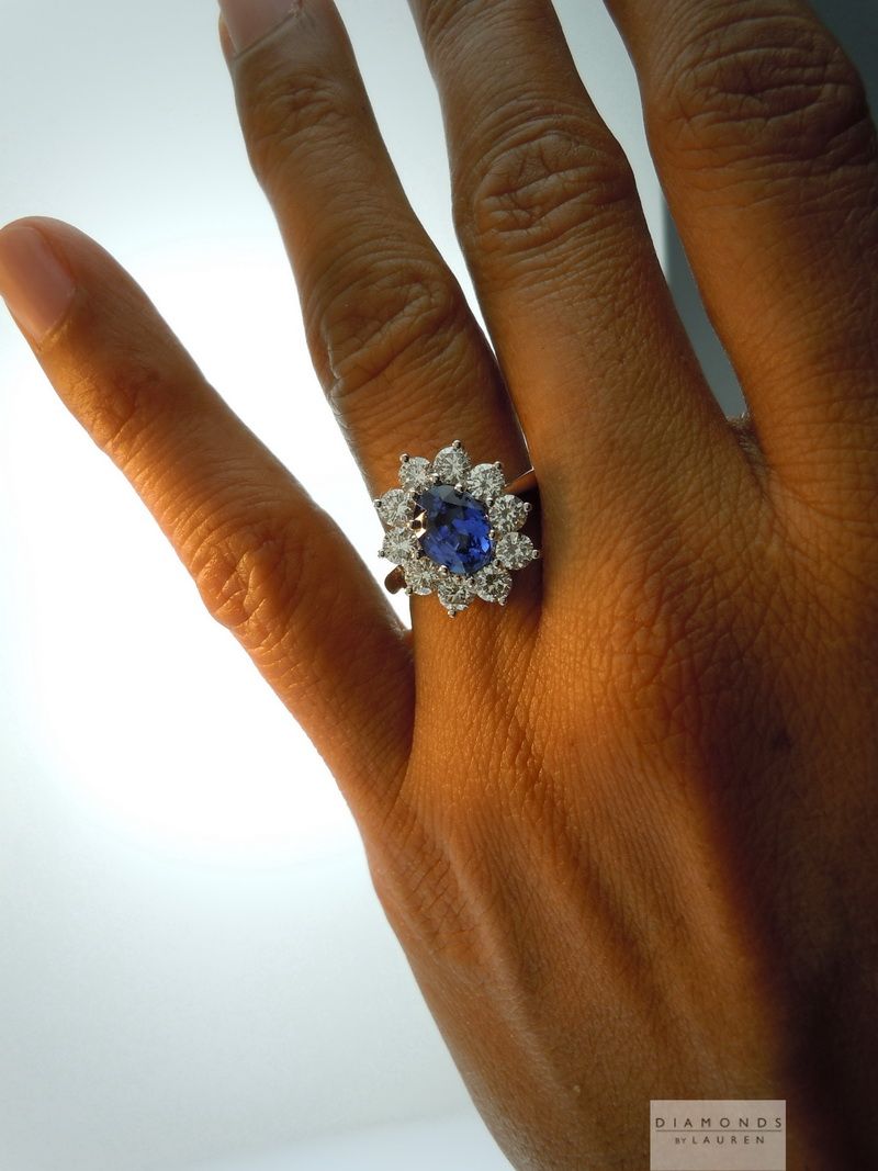 blue sapphire ring