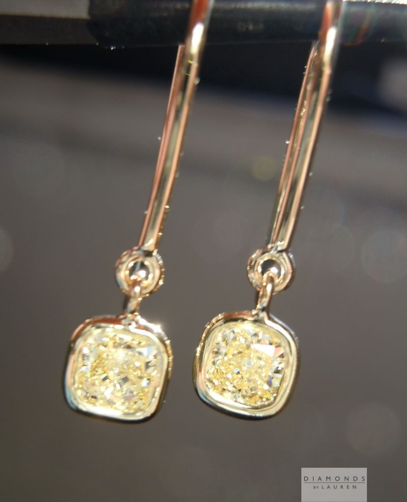 diamond dangle earrings