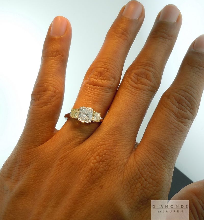 yellow diamond ring