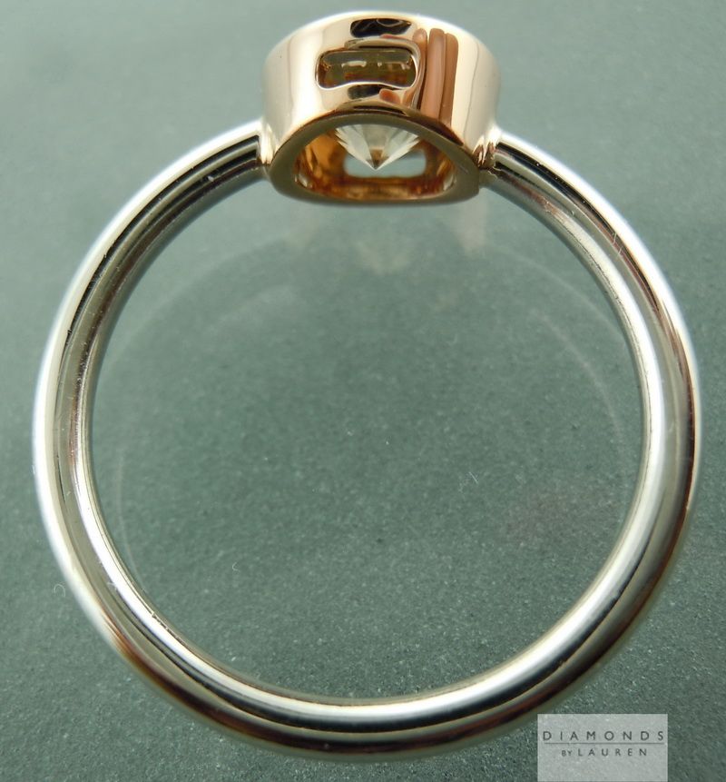 bezel set diamond ring