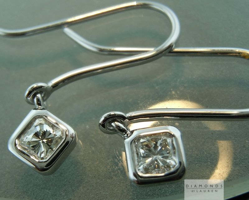 diamond dangle earrings