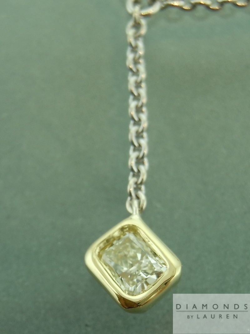 yellow diamond necklace