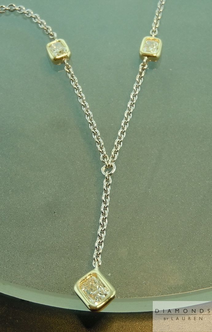 yellow diamond necklace