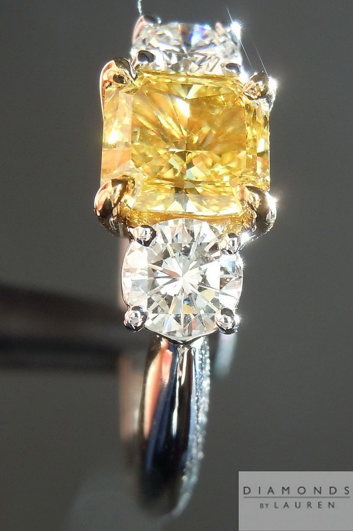 three stone diamond ring
