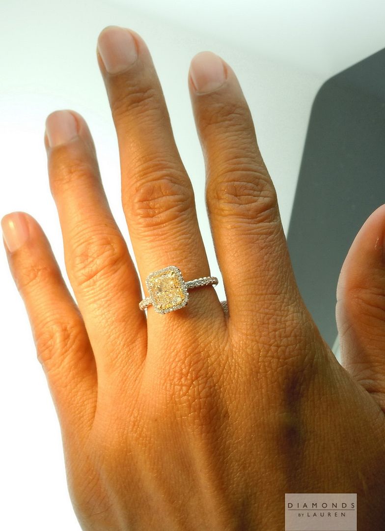 diamond halo ring