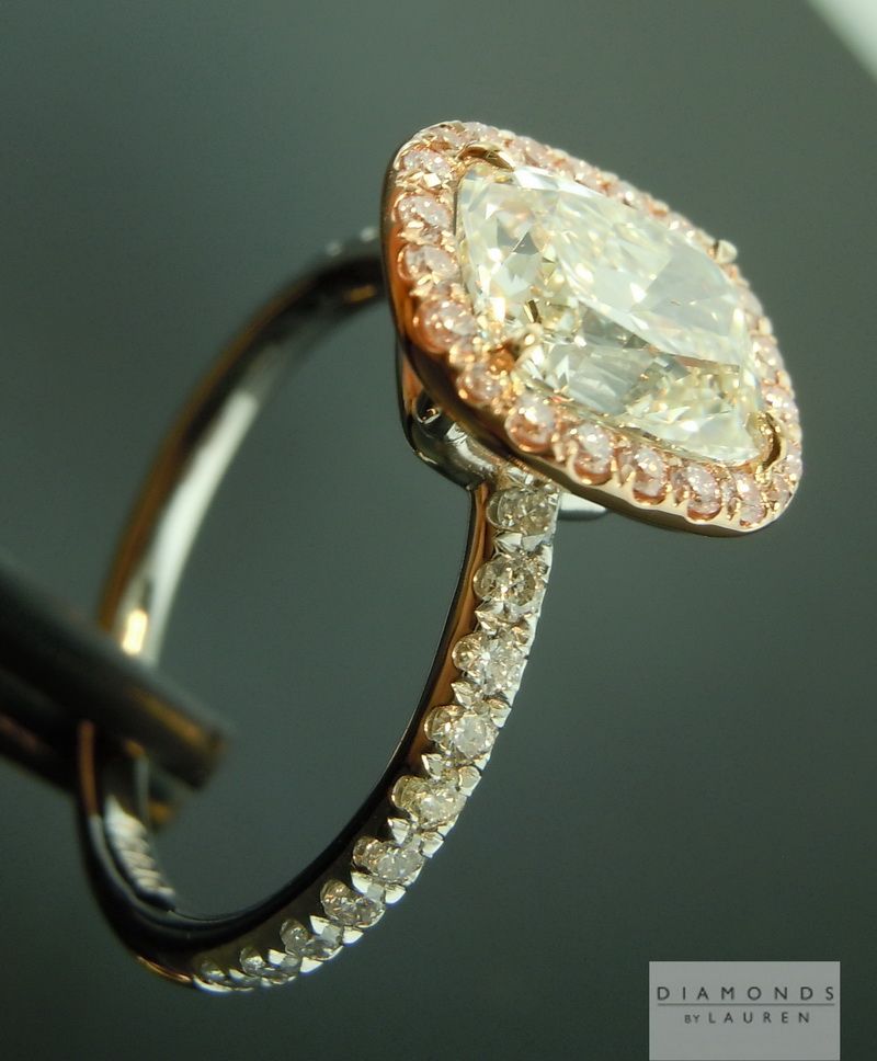 diamond halo ring