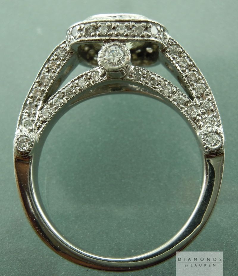 diamond halo ring