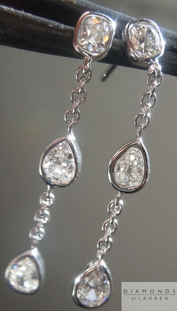 diamond hoop earrings