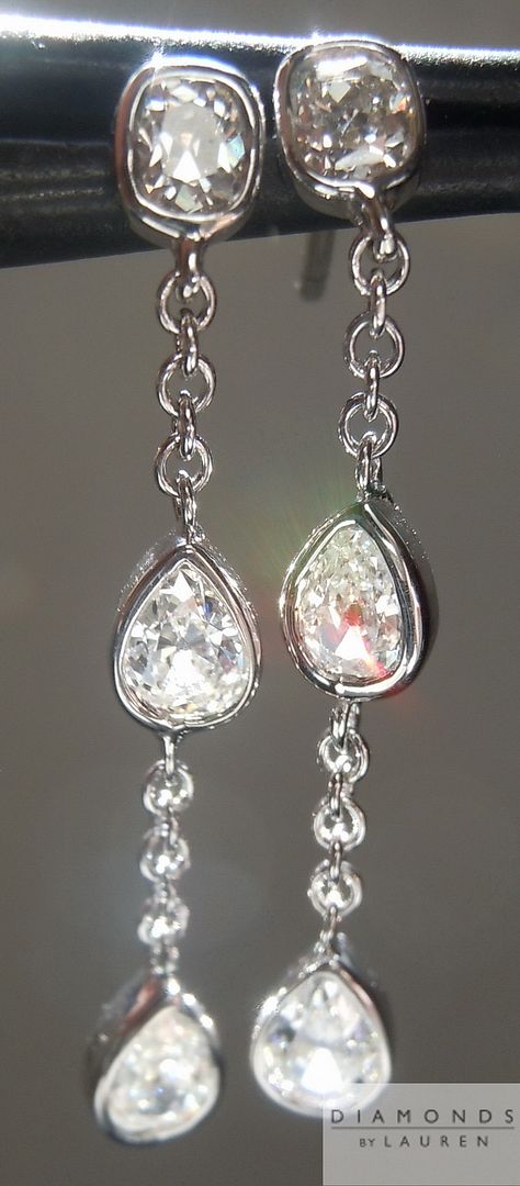 old mine brilliant earrings