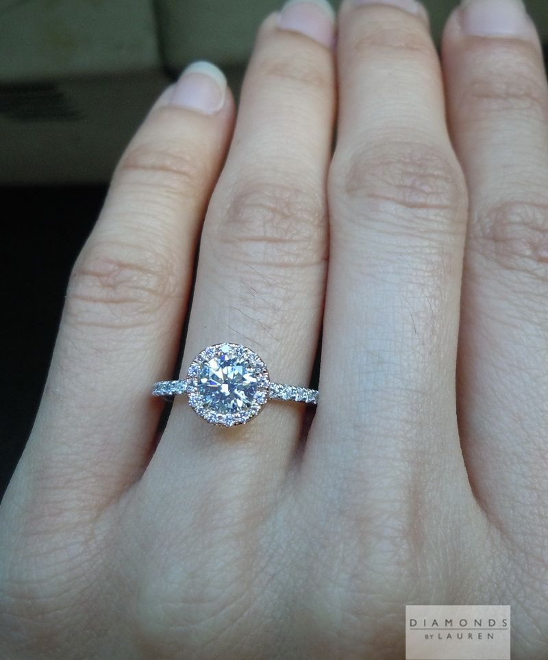hand forged diamond ring