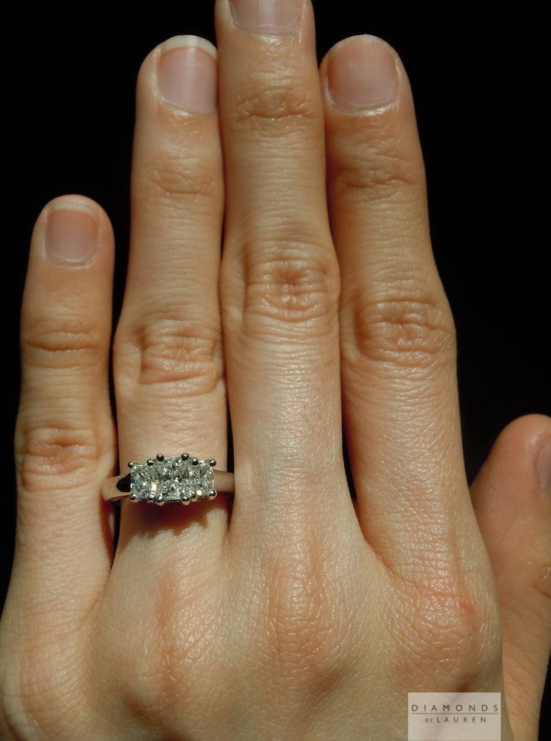 colorless diamond ring
