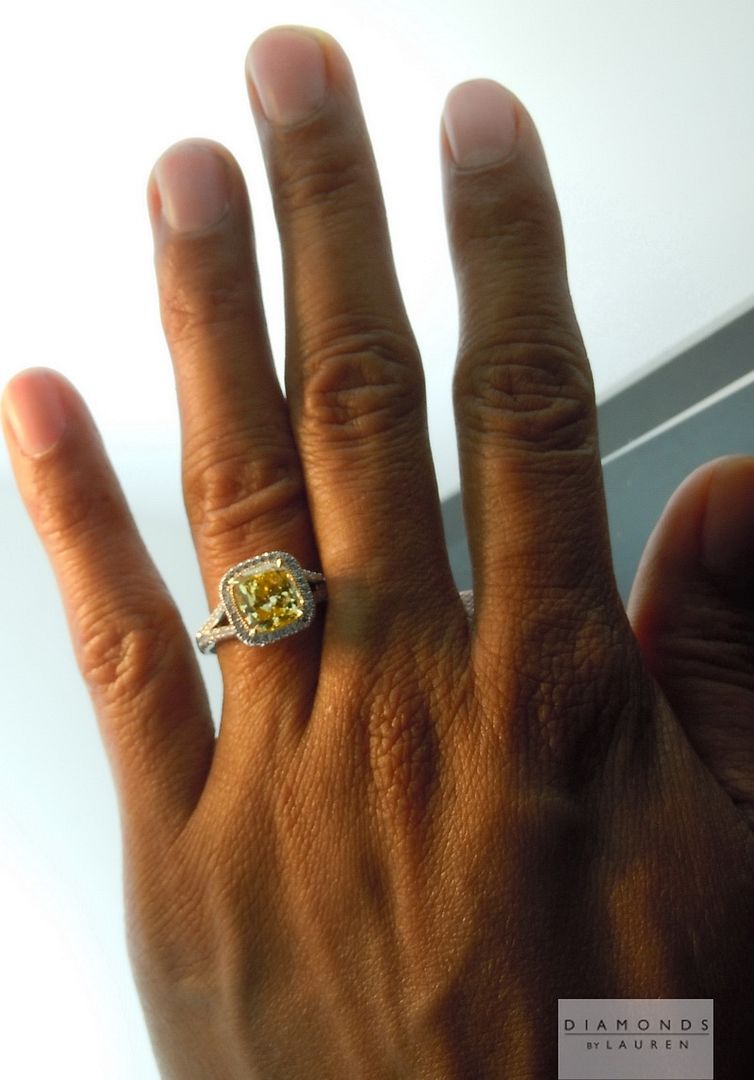 yellow diamond ring