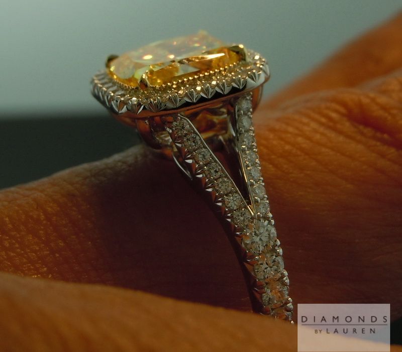 yellow diamond ring