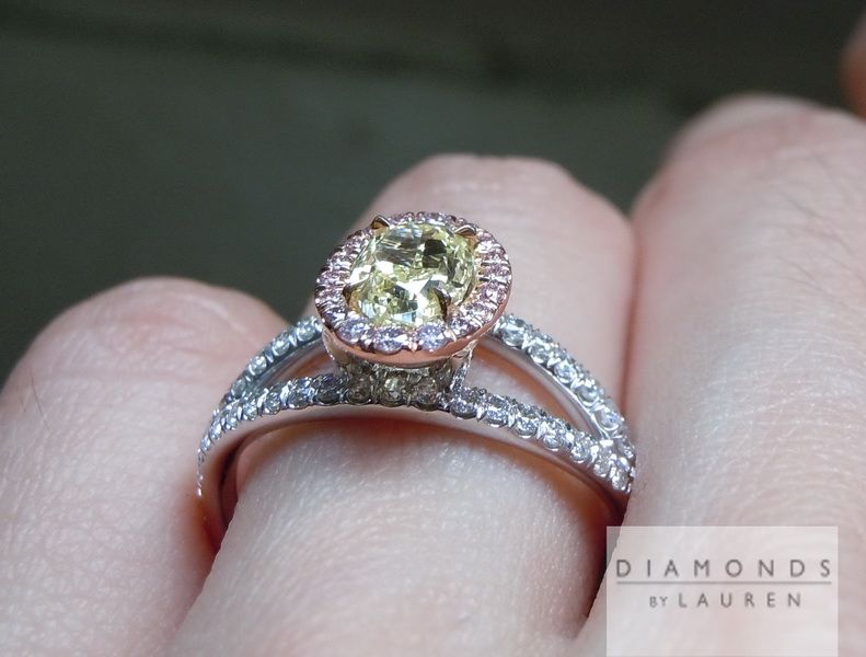 yellow diamond ring