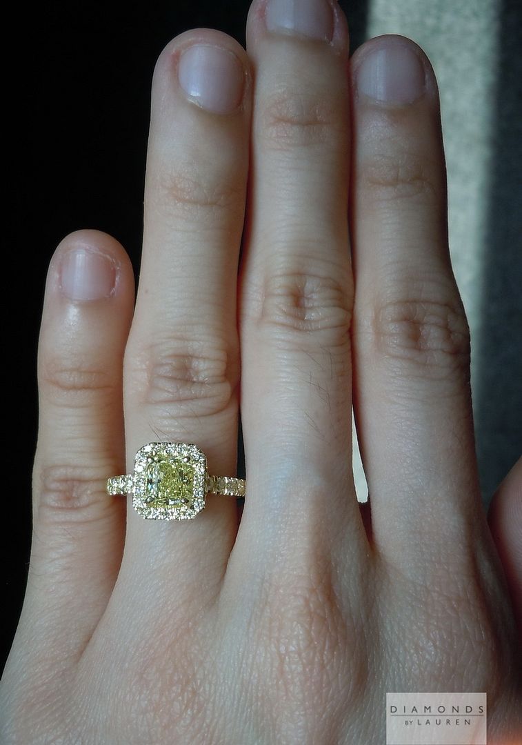 yellow diamond ring