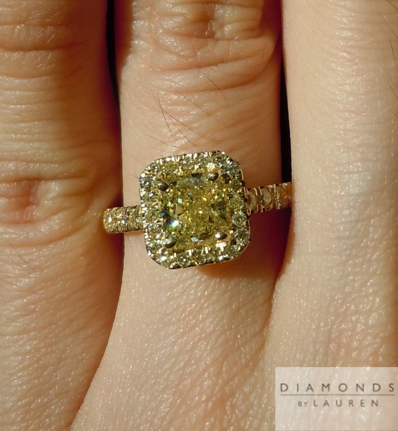 yellow diamond ring
