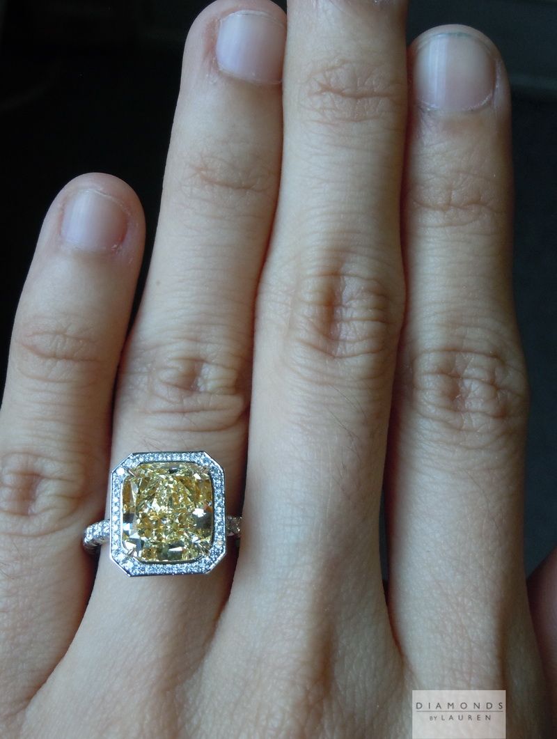 yellow diamond ring