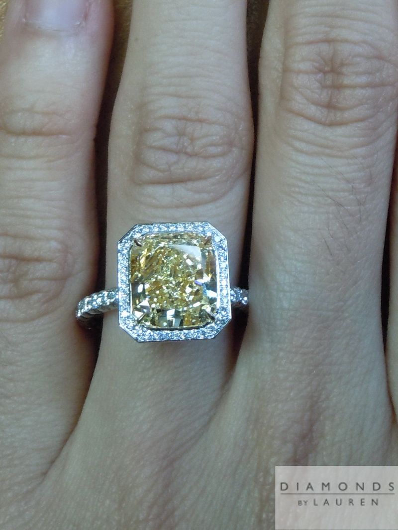 yellow diamond ring