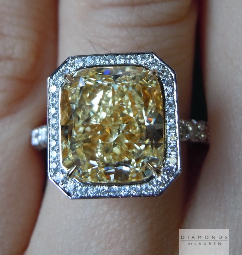 yellow diamond ring
