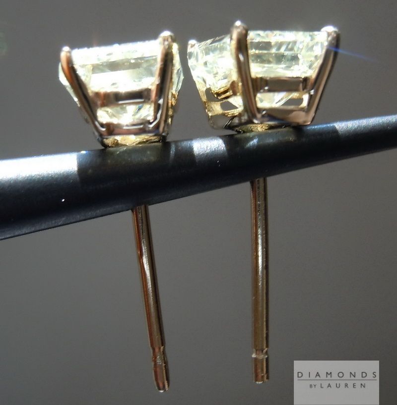 yellow diamond earrings