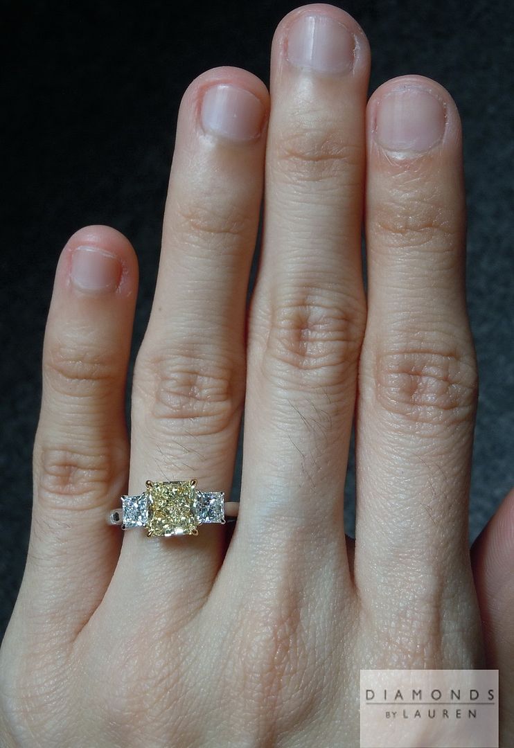 natural light yellow diamond