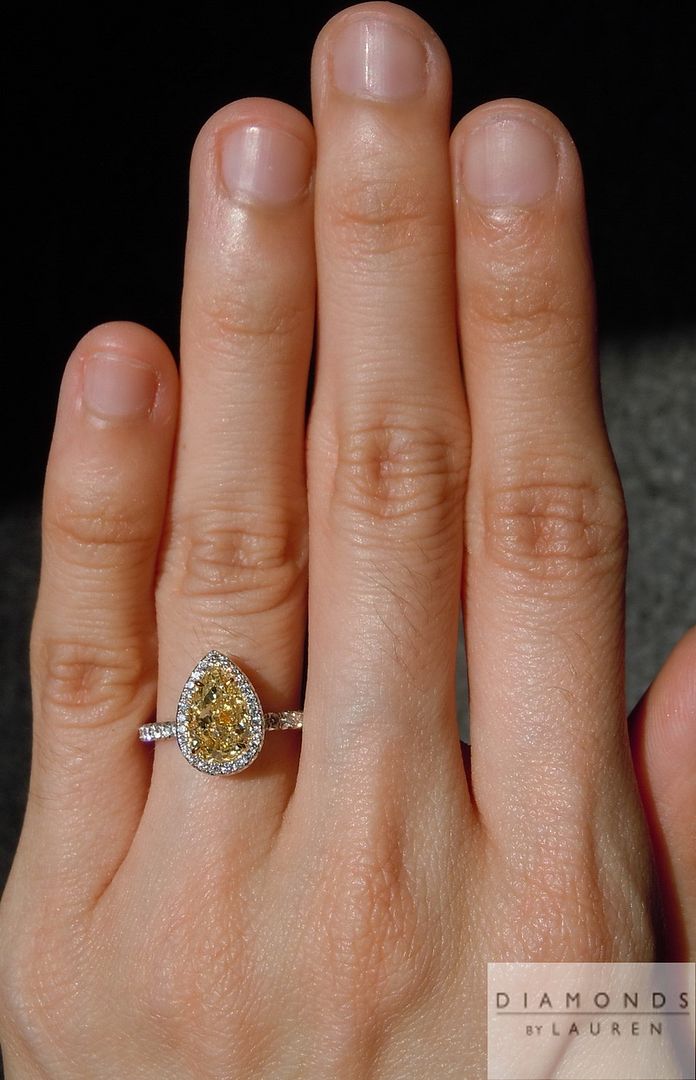 yellow diamond ring