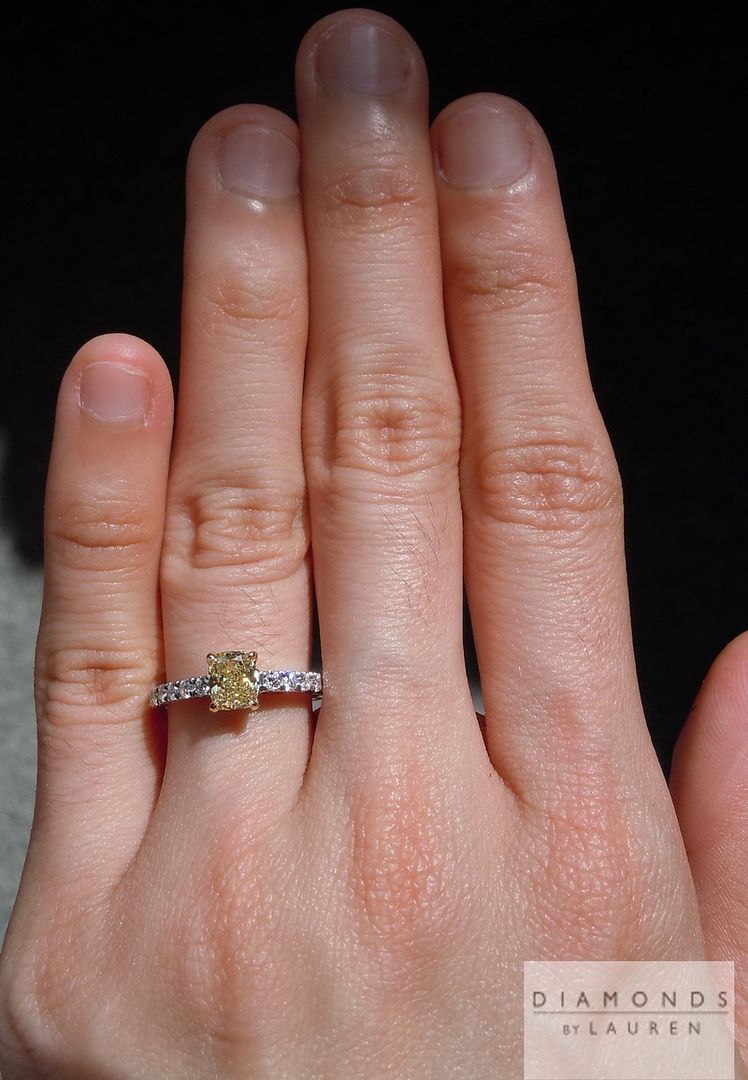 yellow diamond ring