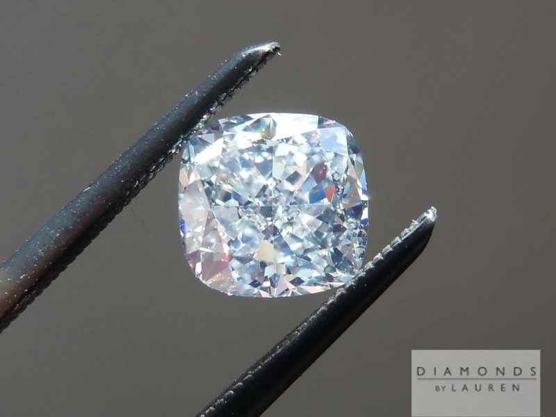 yellow cushion cut diamond