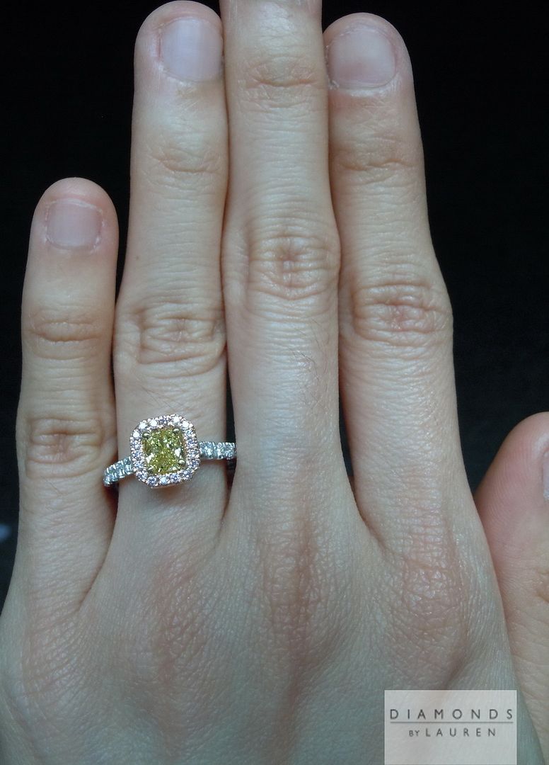 yellow diamond ring