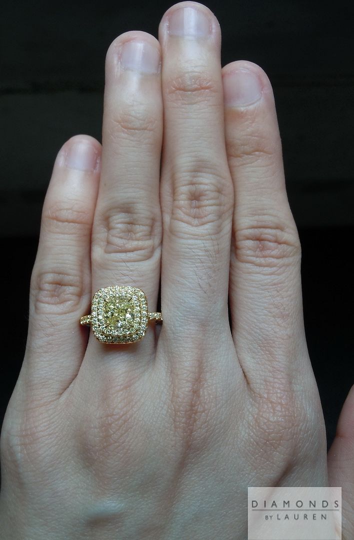yellow diamond ring