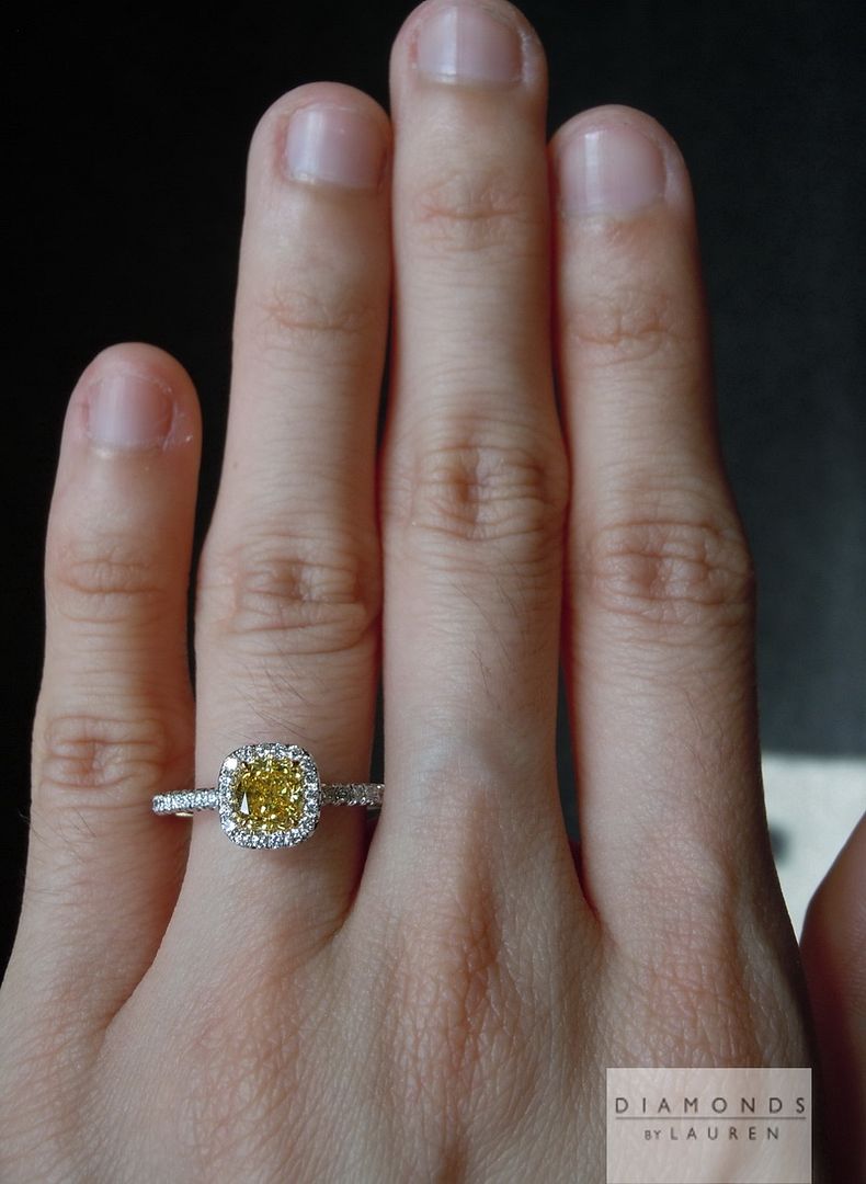 yellow diamond ring