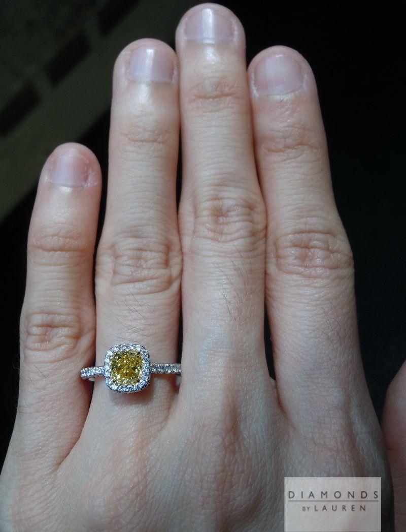 yellow diamond ring