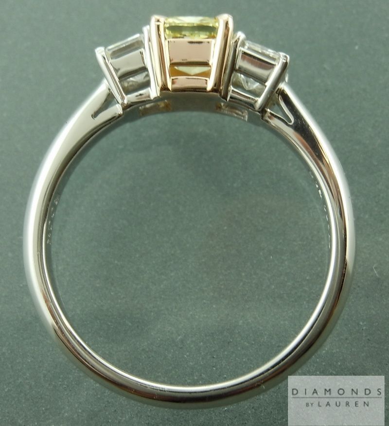intense yellow diamond ring